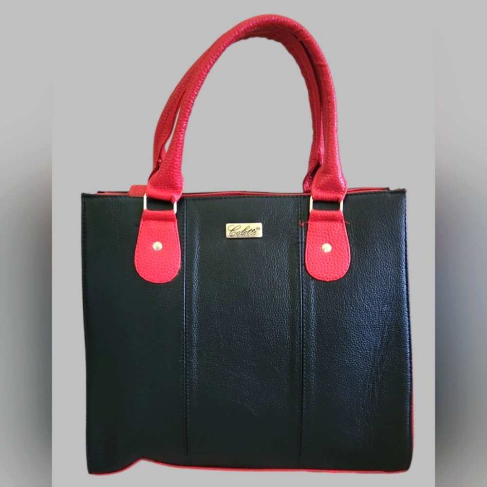 Leather tote bag laptop